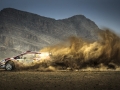 Nasser Al Attiyah and his co - driver Matthieu Baumel at the Shiraz Rally, Shiraz on May 8th. 2015