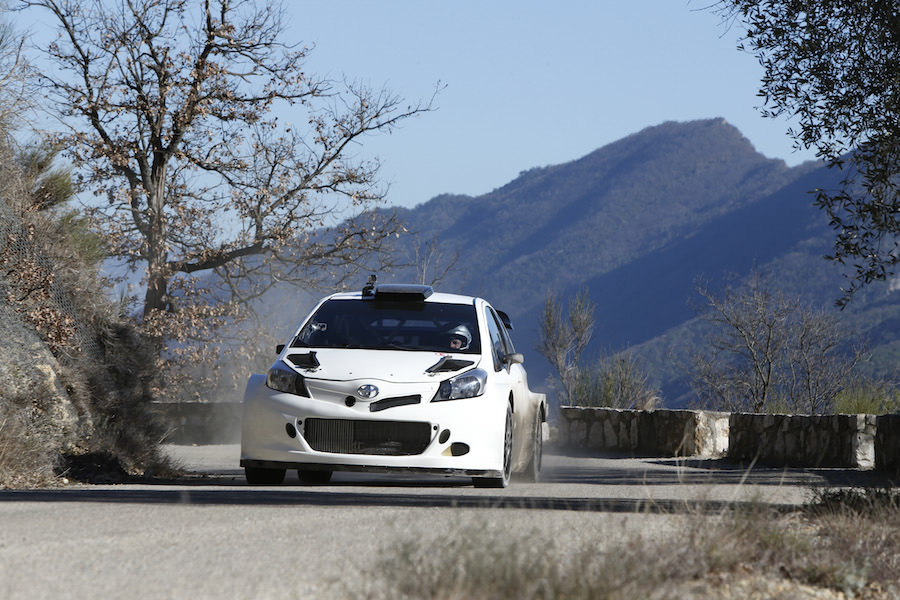 February 2015 Rallye Monte Carlo Test Toyota Yaris WRC Copyright: Toyota Motorsport GmbH