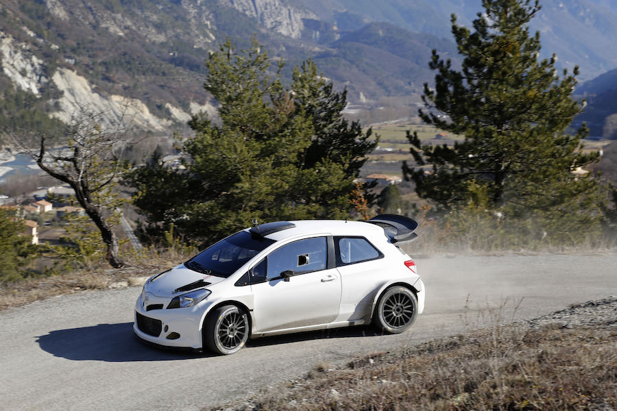 February 2015 Rallye Monte Carlo Test Toyota Yaris WRC Copyright: Toyota Motorsport GmbH