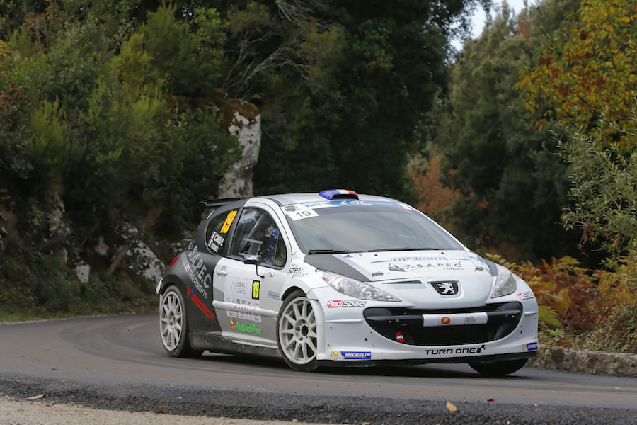 19 Camilli Eric, Veillas Benjamin, Camilli Eric, Peugeot 207 S2000, Action during the 2014 European Rally Championship ERC Tour de Corse, from November 6 to 8th, at Porto Vecchio and Ajaccio, Corsica, France. Photo Alexandre Guillaumot / DPPI