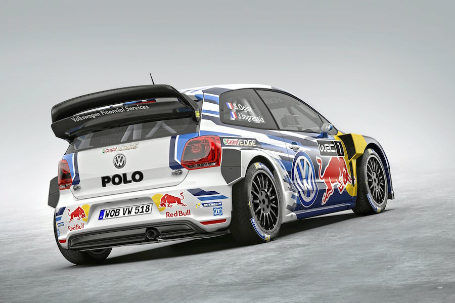 Volkswagen Polo R WRC presented during the Volkswagen WRC Kick-off 2015 in Wolfsburg, Germany on January 15th, 2015 FIA World Rally Championship 2015 // Volkswagen Motorsport/Red Bull Content Pool // P-20150115-00078 // Usage for editorial use only // Please go to www.redbullcontentpool.com for further information. //