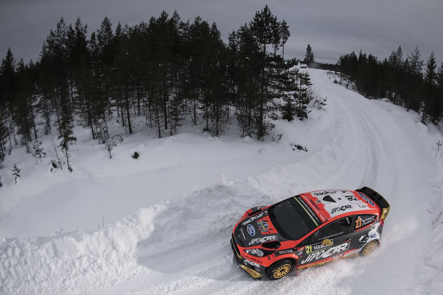 Martin Prokop performs during the FIA World Rally Championship 2015 in Hagfors, Sweden on February 15, 2015 // Jaanus Ree/Red Bull Content Pool // P-20150215-00130 // Usage for editorial use only // Please go to www.redbullcontentpool.com for further information. //