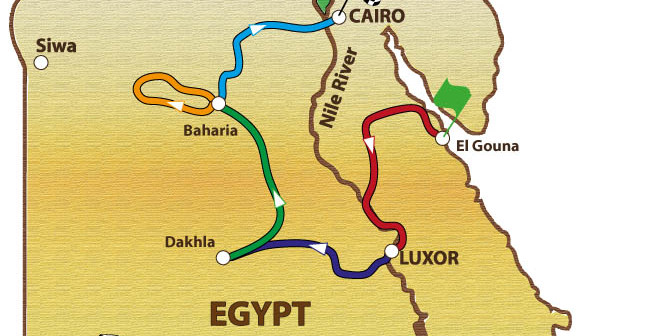 La cartina del Faraoni 2014
