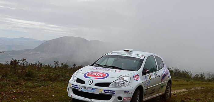 La Clio di Marchioro sugli sterrati Lucani