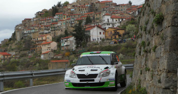 La Skoda Fabia di Unberto Scandola sulle strade Rivierasche