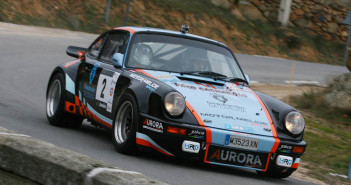 La Porsche di Ferreiro in azione