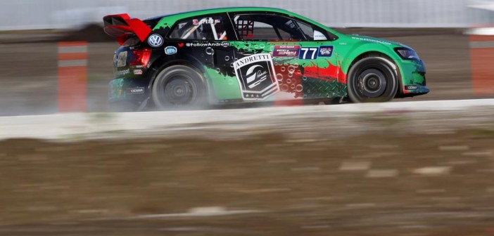 La Vw Polo di Scott Speed in azione