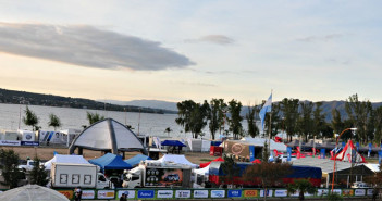 Il Service Park in riva al lago di villa Carlos Paz