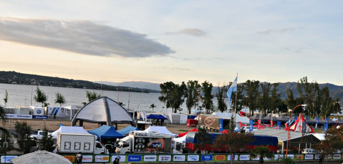 Il Service Park in riva al lago di villa Carlos Paz