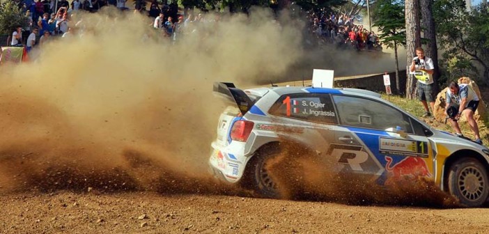 La Polo di Ogier in azione sugli sterrati della Gallura