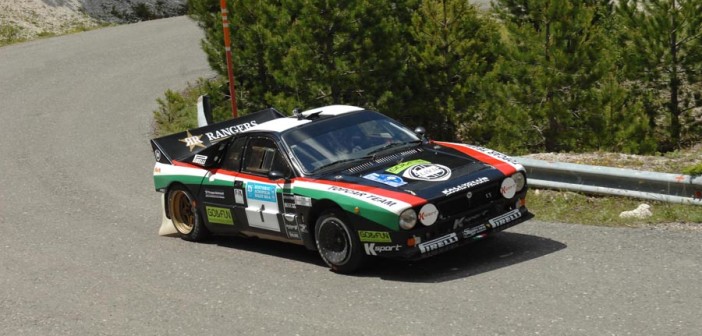 La Lancia Rally 037 della coppia Lucky Pons