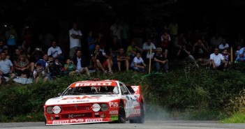 La Lancia rally 037 di Pedro sulle speciali di Cremona