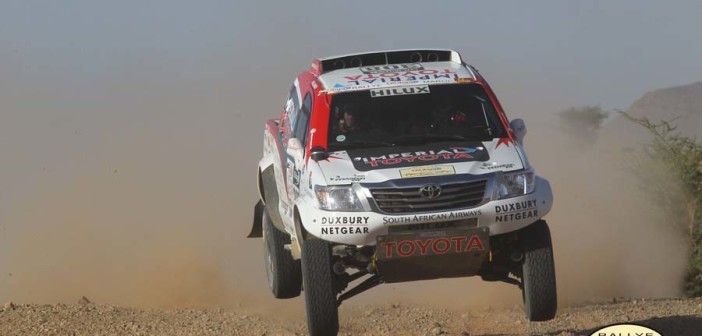 La Toyota Hilux del Sudafricano