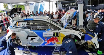 L'assistenza del Team Vw in azione.