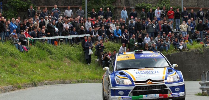 Pedersoli-Romano con la C4 WRC al Lanterna
