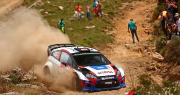 RK in azione con la Fiesta WRC