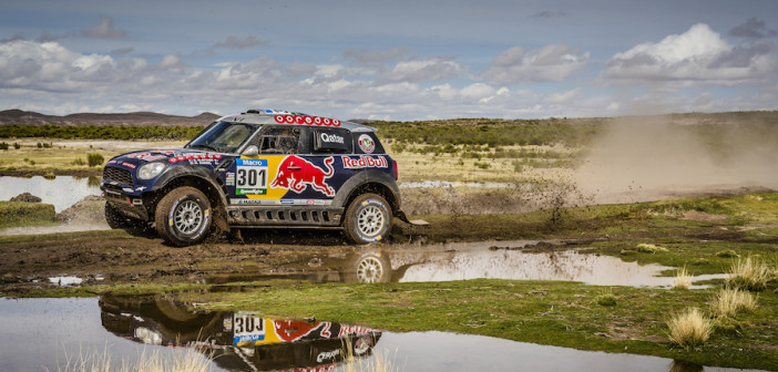 Nasser Al-Attiyah durante la sua vittoriosa Dakar 2015