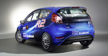 La Ford Fiesta R2 spinta dal motore 1.0 turbo che debutterà nel Mondiale in Portogallo.