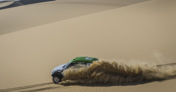 Il deserto egiziano durante l'edizione 2014 del Rally dei Faraoni