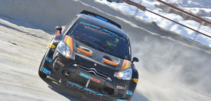 Sergio Durante con la DS3 in azione il week end passato.