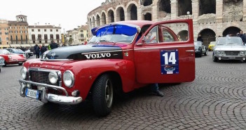 La Volvo PV544 di Margiotta-La Chiana, vincitori del Trofeo Strade Scaligere