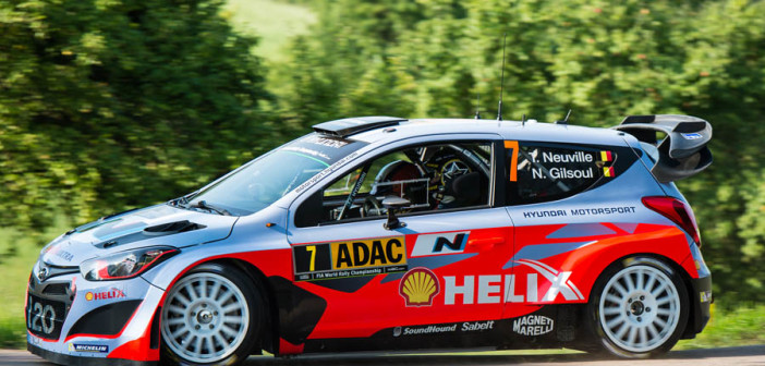 La hyundai i20 in azione nel WRC 2014
