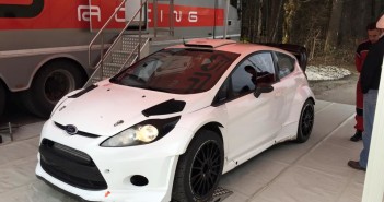 La Fiesta WRC di Rossetti in test pre Mille Miglia