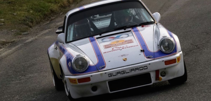 La Porsche 911 RSR di Matteo Musti e Francesco Granata, vincitori a Sanremo.