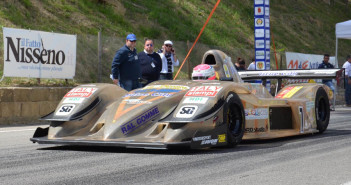 Christian Merli allo start della Coppa Nissena, di cui ha vinto entrambe le manche.