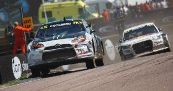 La DS3 di Solberg nella bagarre di Lydden Hill