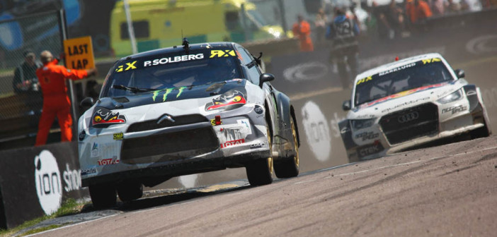 La DS3 di Solberg nella bagarre di Lydden Hill