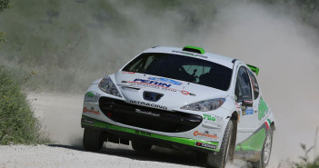 La Peugeot 207 del Trevigiano in azione.