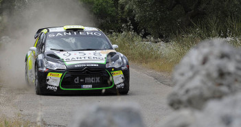 La Citroen DS3 Wrc del pilota di Santo Stefano