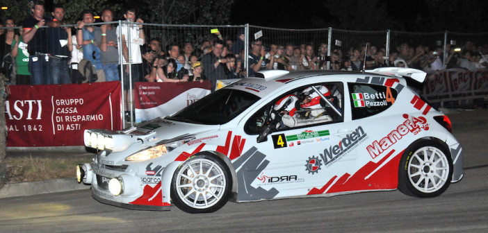 Betti-Pezzoli, vincenti con la 207 Super 2000 al Rally di Alba