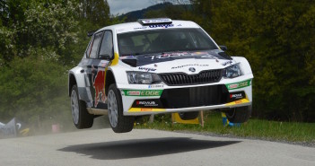 Baumschlager vola al Wechselland con la Skoda Fabia R5