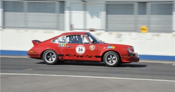 La Porsche di Denat-Remnant, vincitori della Modena 100 Ore.