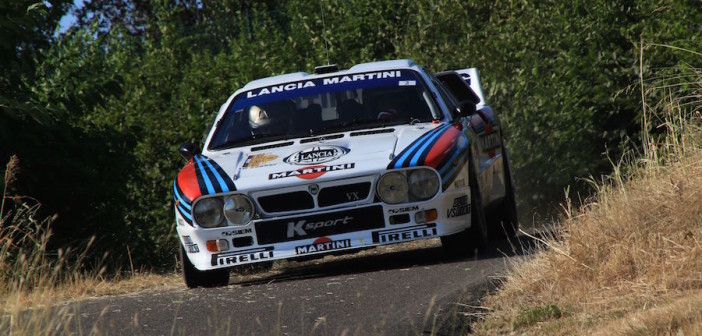 La Lancia 037 di Bianchini-Rosini, dominatori del rally veronese.