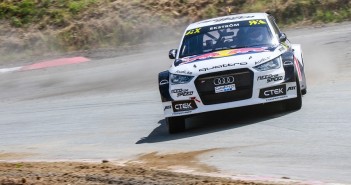 L'Audi S1 di Ekstrom in azione.