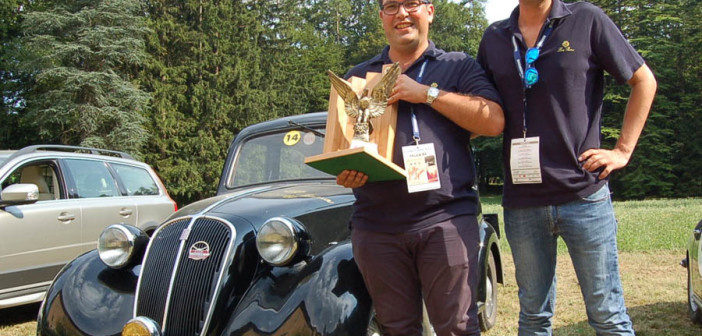 Il vincitore e la sua Fiat 508 c