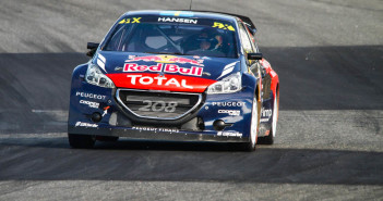 La Peugeot 208 del giovane Timmy Hansen