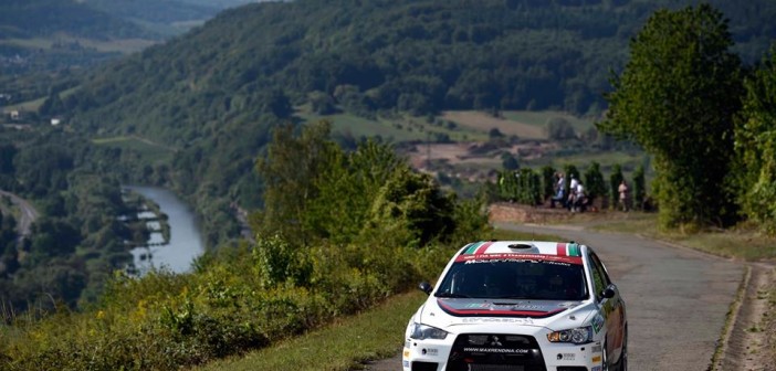 La Mitsubishi di Rendina sulle strade della Mosella