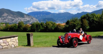 Vesco-Guerini, vincitori del Città di Lumezzane con la Fiat 508 Sport.