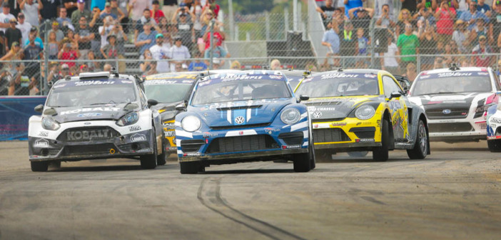 Scott Speed si mette alle spalle il gruppone del GRC