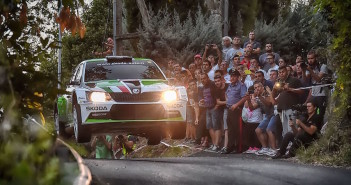 Umberto Scandola e la Skoda Fabia R5, ancora tra i favoriti della prossima stagione.