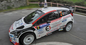La Fiesta WRC del neo campione Italiano WRC