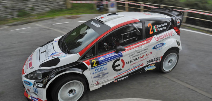 La Fiesta WRC del neo campione Italiano WRC