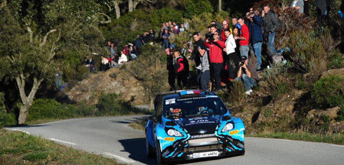 La Ford Fiesta WRC di Salanon.