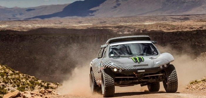 Il buggy targato x-raid del asso Francese.