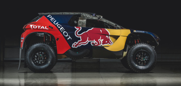 La Peugeot per la Dakar 2016, nuova anche nella livrea.