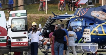 L'imponente macchina dei soccorsi della Dakar.